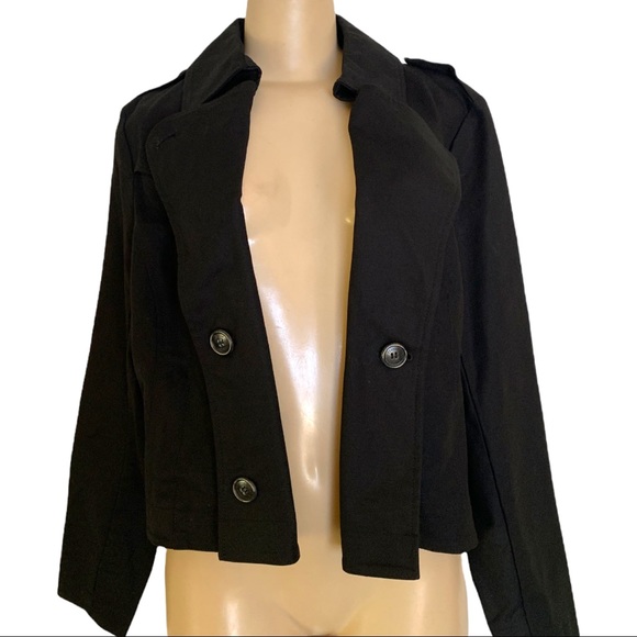 Edit by Jeanne Beker Designer Cropped Double Breasted Suit Blazer Light Jacket - Picture 3 of 10